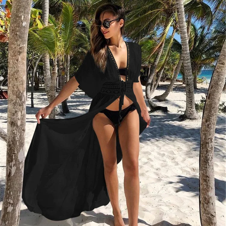 Women Beach Dresses Summer Bikini Cover Ups Beach Dress 2023