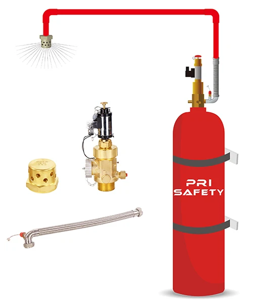FM200 Clean Agent Fire Fighting System