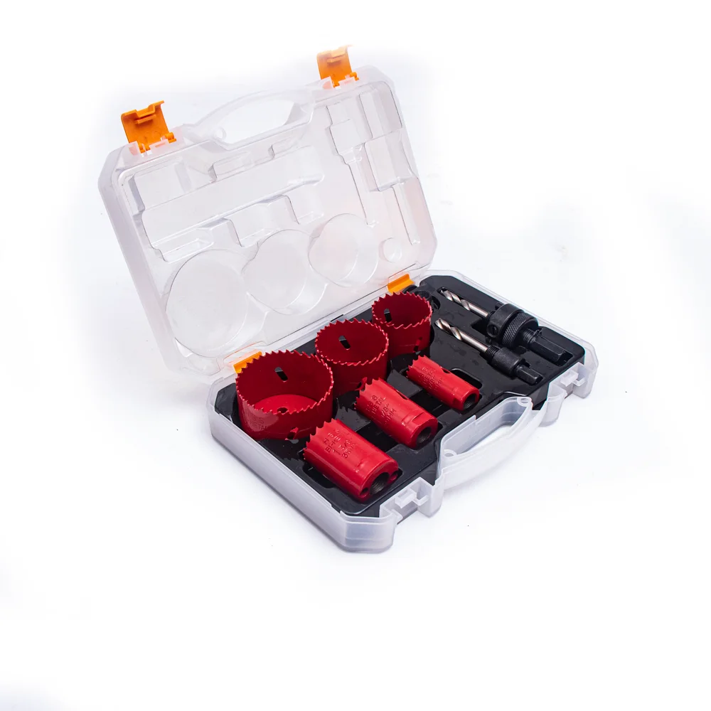 High Quality HSS Drill Bit Adjustable Metal Hole Cutter 9pcs Bi-Metal Hole Saw Set