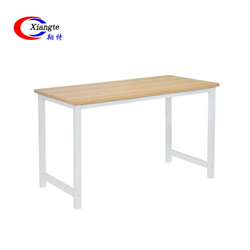 School Library Furniture Durable Simple Design Steel Wooden Reading Table