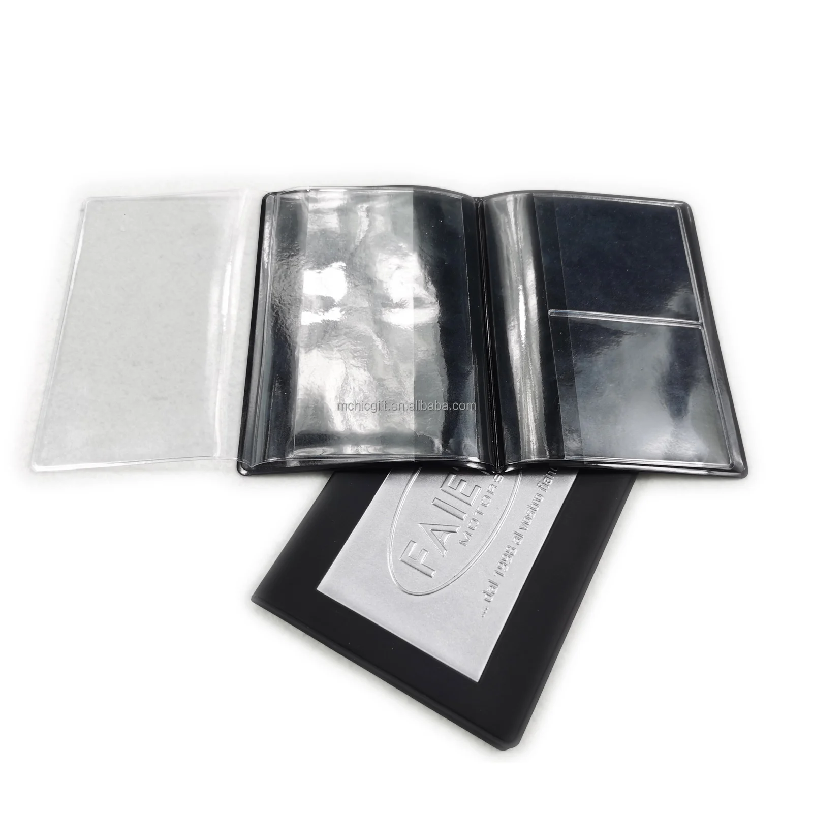 Vinyl Car Document Holder Plastic Driving License Holder PVC Paper Wallet Waterproof Glove Box Organizer Compartment Organizer