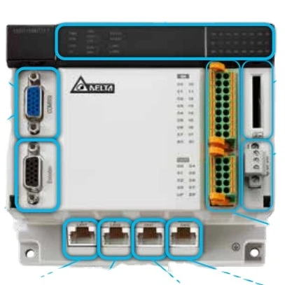 Модуль Delta plc DVP10MC11T CANopen 8DI/4DO Delta PLC ethernet
