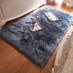 Super soft plush fabric faux sheepskin rugs and rugs for home living rooms and bedrooms
