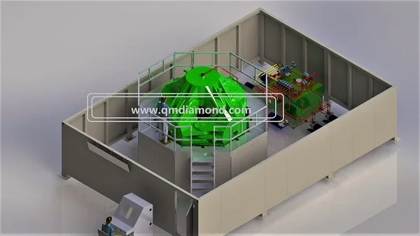 Гидравлический кубический пресс HPHT QMYG850 машина для производства