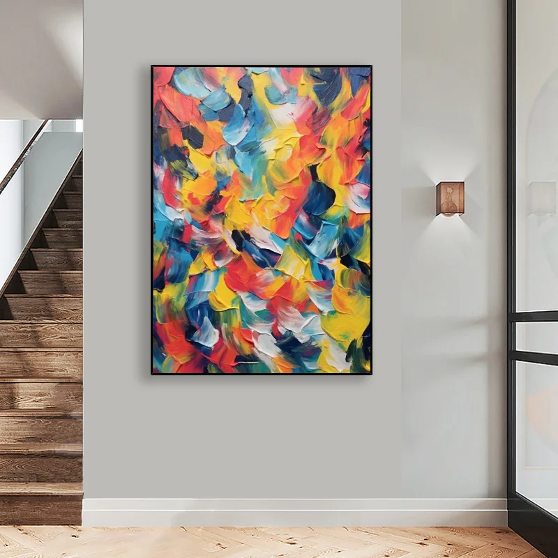 Original abstract hand painting modern designer