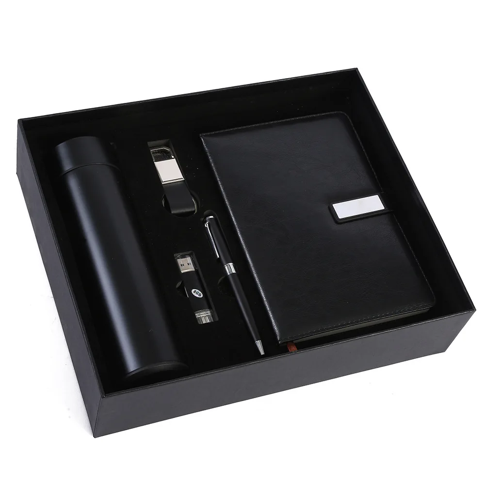 Бизнес 5 в 1 Подарочный набор товаров с вакуумной колбы Usb-рулонная ручка корпоративный подарочный на день рождения матери подарок 2024
