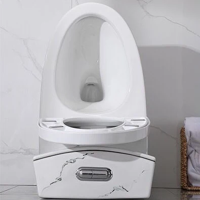 Luxury Commode Ceramic One Piece Bathroom WC Chinese Girl Toilet Marble Toilet Seat