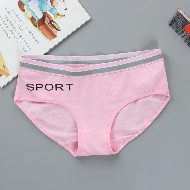 14 Years Free Size Kids Middle School Students Panties Girls Underwear Cotton Briefs For Teenager Girls
