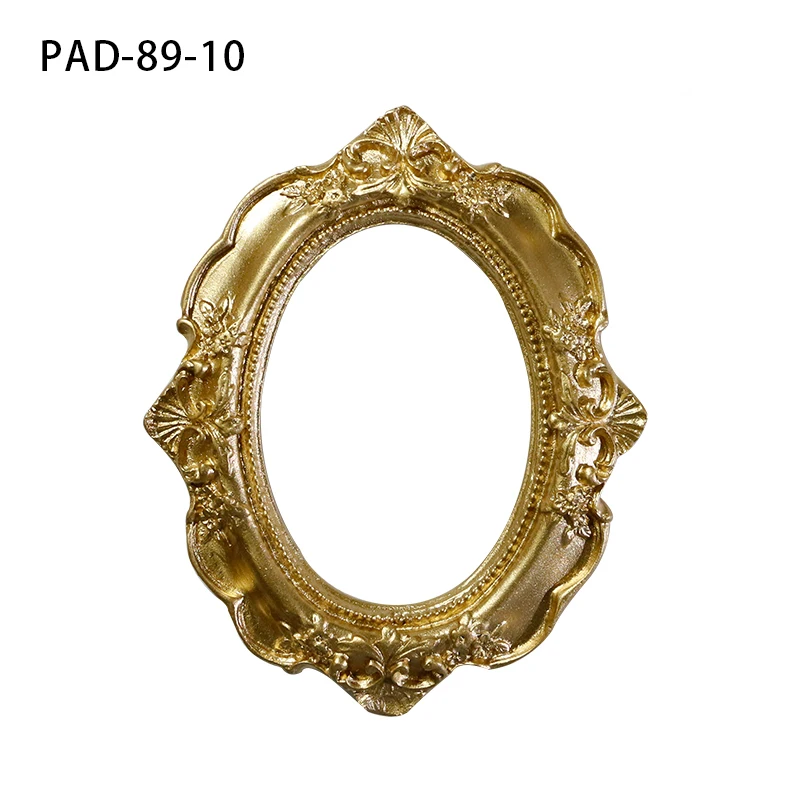 
Wholesale Gold Picture Home Decor Photography Props Mini Wedding Pictures Frames Gifts Retro Photo Frame High Quality 