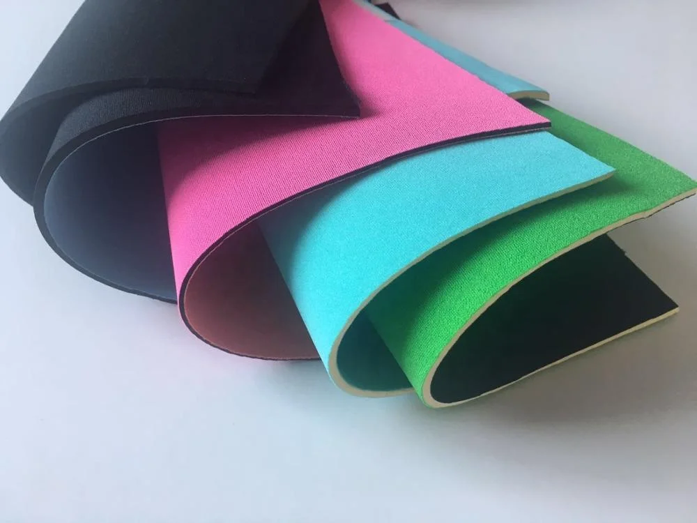 Eco-friendly Customized Colorful 3mm SBR SCR CR Neoprene Fabric
