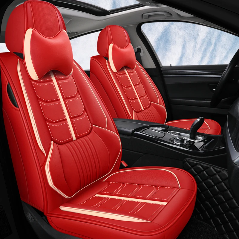 Wholesale Automobile Accessory Luxury Universal Size PVC Leather 3D Car Seat Cover Seat