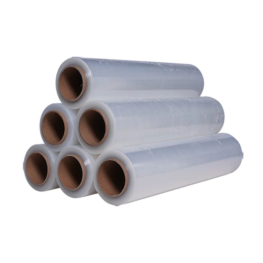 Industrial 20 Microns 80 Gauge Machine Stretch Film Pallet Protective Plastic Transparent Film