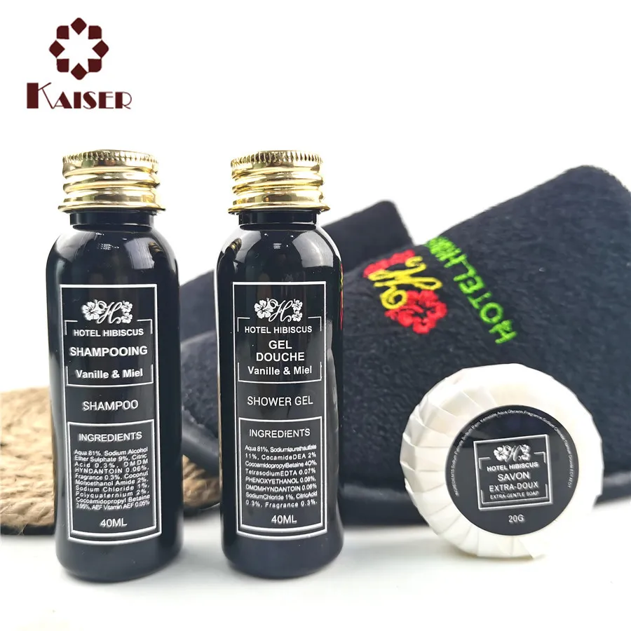 Private Label Hot Sale Luxury Disposable 3-5 Stars Hotel Amenities Bath Set