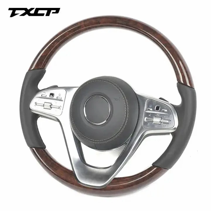 Деревянное рулевое колесо подходит для Mercedes Benz S300 S320 S500 G500 G55 G350 W222 W213 W205 W204 E200 E320 полное