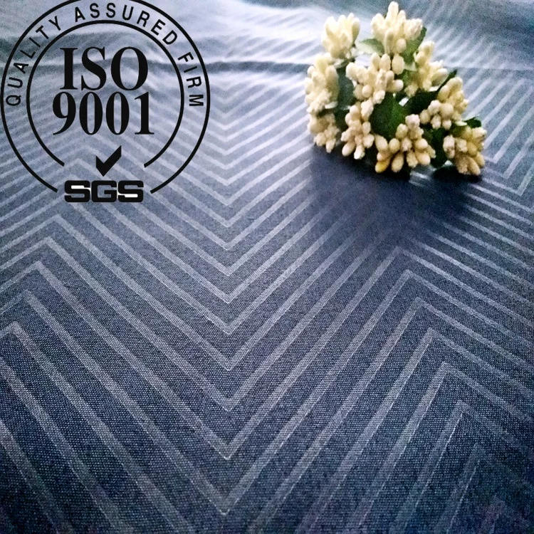
100% polyester dyed embossed hotel bedding fabric for Russia 