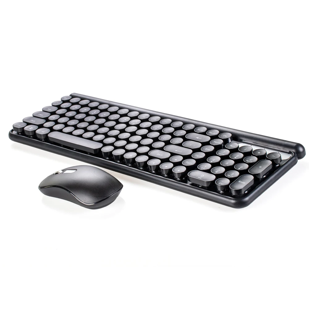 Wholesale Factory Price Custom  Logo Arabic ergonomic keyboard OEM wireless keyboard and mouse Arabic russian language