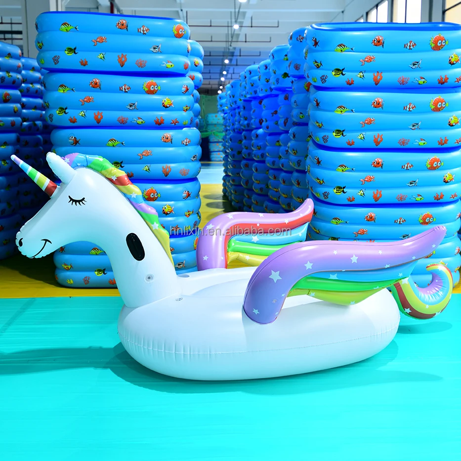 Custom inflatable float swimming pool tube portable inflatable unicorn pool floats for adults inflatable flotador