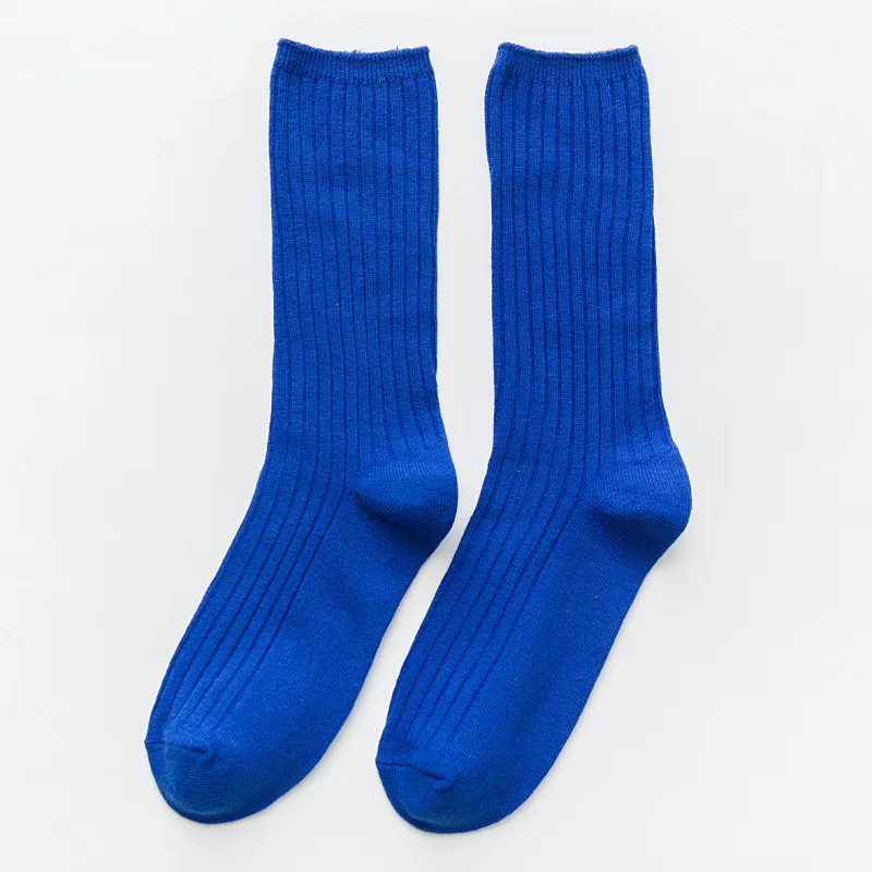 
Pure color fashion all-match Japanese and Korean retro fashion socks 