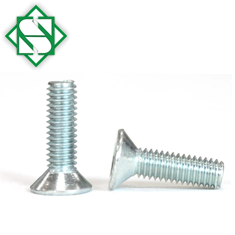 ISO14581 Torx Slot Countersunk Head Machine Screw Carbon Steel With Blue Zinc Plated