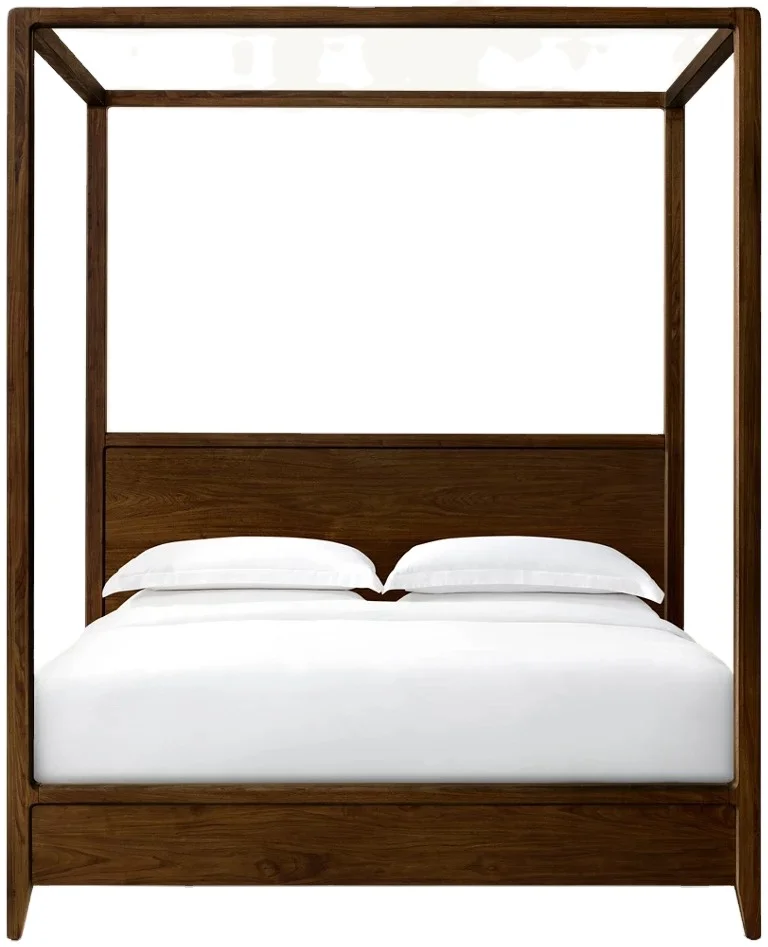 High Quality  Customize Luxury Bedroom Modern Style Furniture Queen Canopy Bed Frame