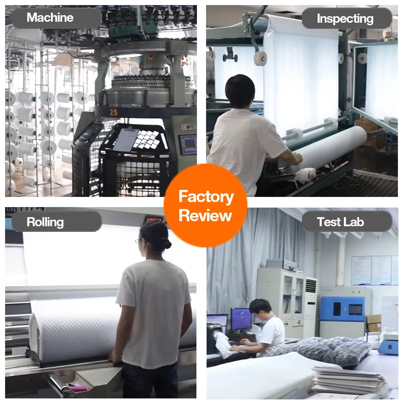 Football jacquard knitted durable home textile fabric elastic knitted mattress graphene fabric