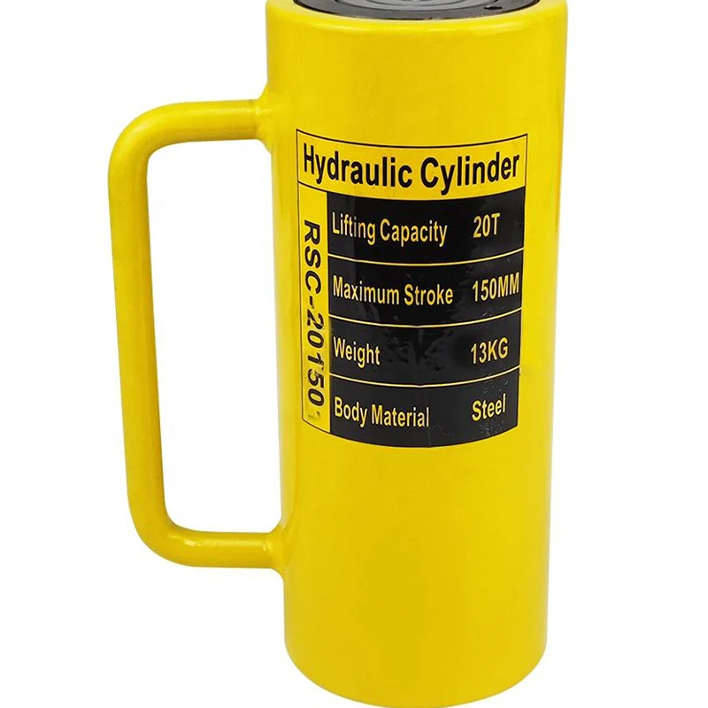 Rsc-20150 Single Acting Hydraulic Cylinder Jacks 20Ton 150mm Hydraulic Cylinder Parts Convenient Carry Mini Hydraulic Tools
