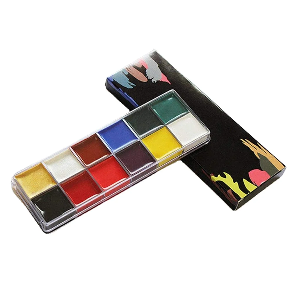 
Halloween Party Face Oil Painting Professional Body Makeup Tattoo Face Body Paint Oil Painting 