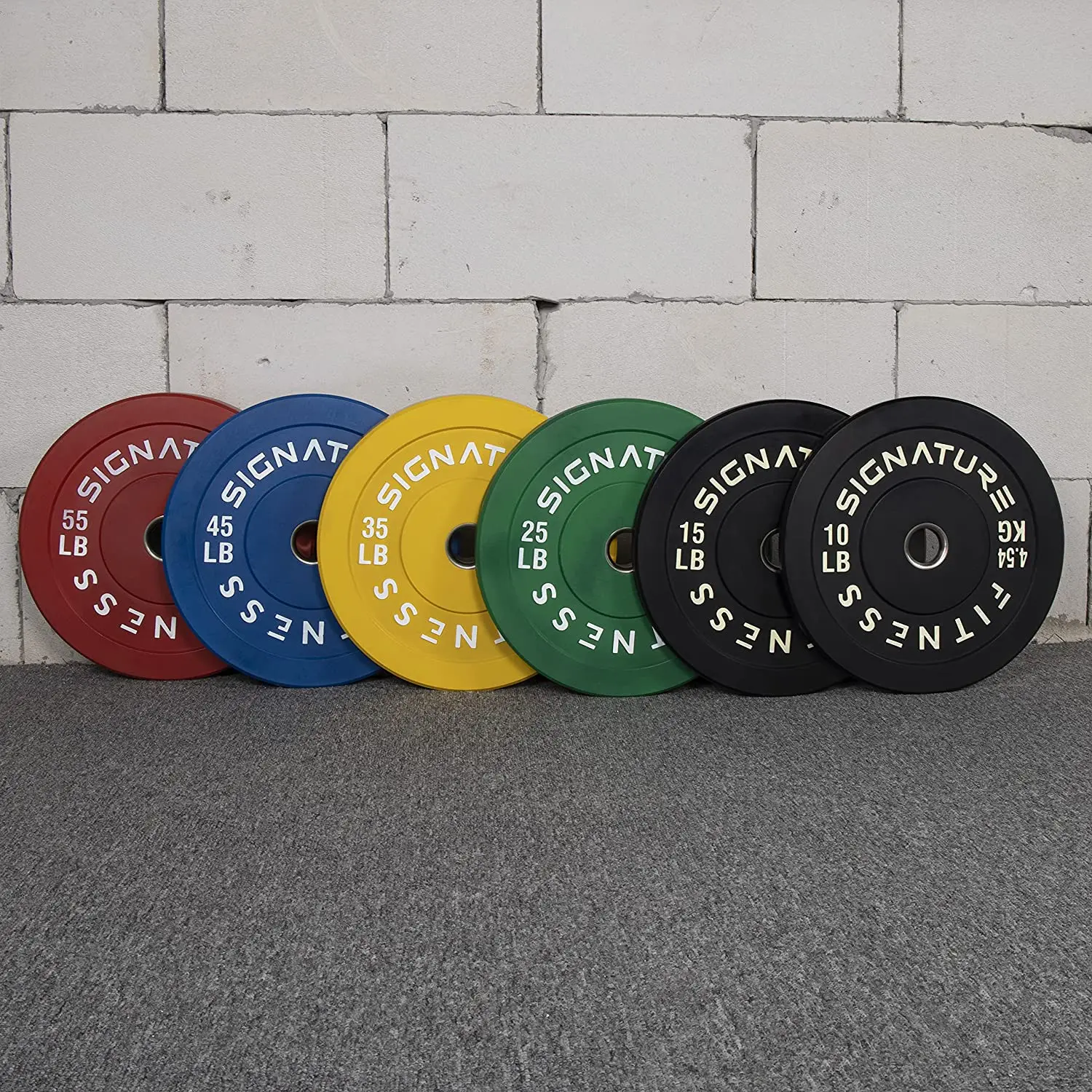 Dumbbell weights Bumper Plate Weight Plate with Steel Hub, Pairs or Sets