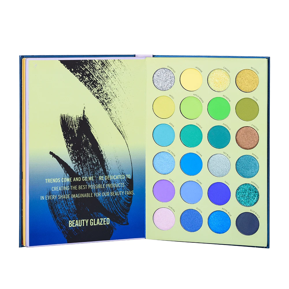  Тени beauty glazed для век Палетка с книжными тенями макияжа 72 цвета 3 слоя стерео сценического