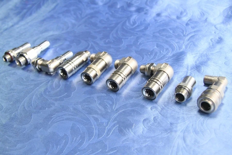 G1/4 Quick-Release Single-Way Coupling Stainless Steel Hydraulic Connector