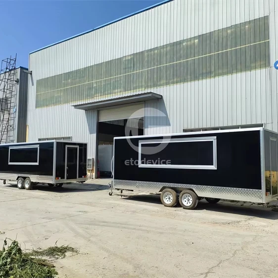 mobile ice cream shop truck trailer travel accessories ice cream food trailer XPS Panel refrigerated food truck