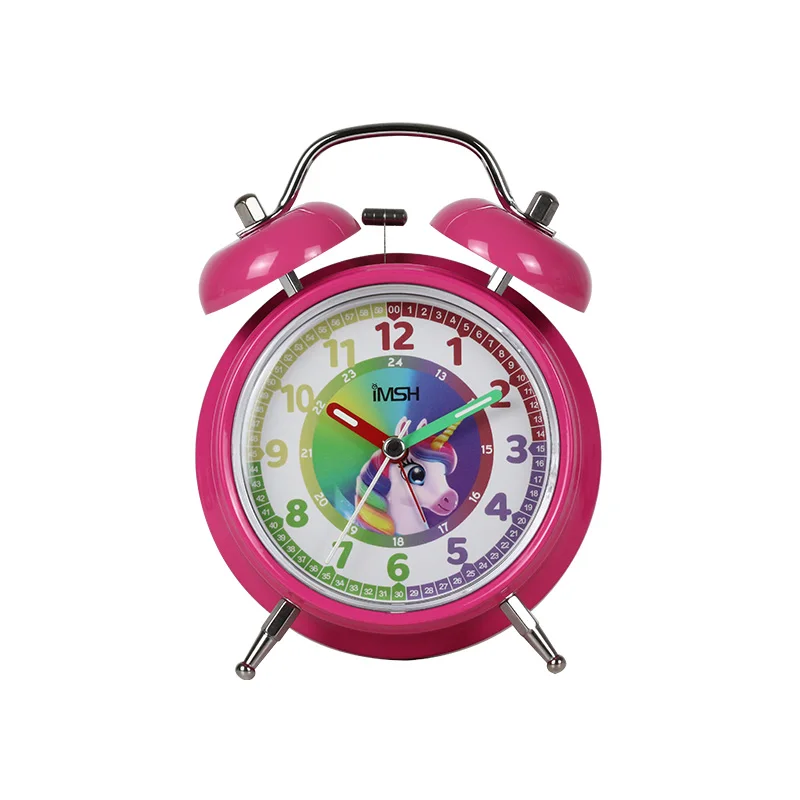 iMSH TB11503-2 Quartz analog clocks for kids child table bedroom alarm clock wecker despertador desktop children alarm clocks
