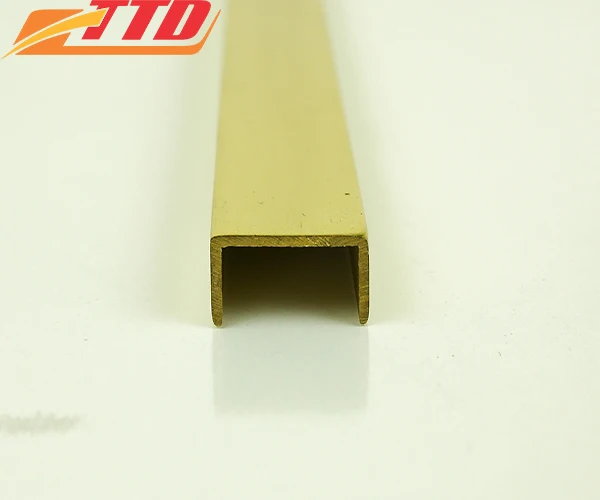Premium U Shaped Brass Fitting, Brass Casting & Brass Hardware for Furniture Quality Press Metal Customized Plating Round Finish