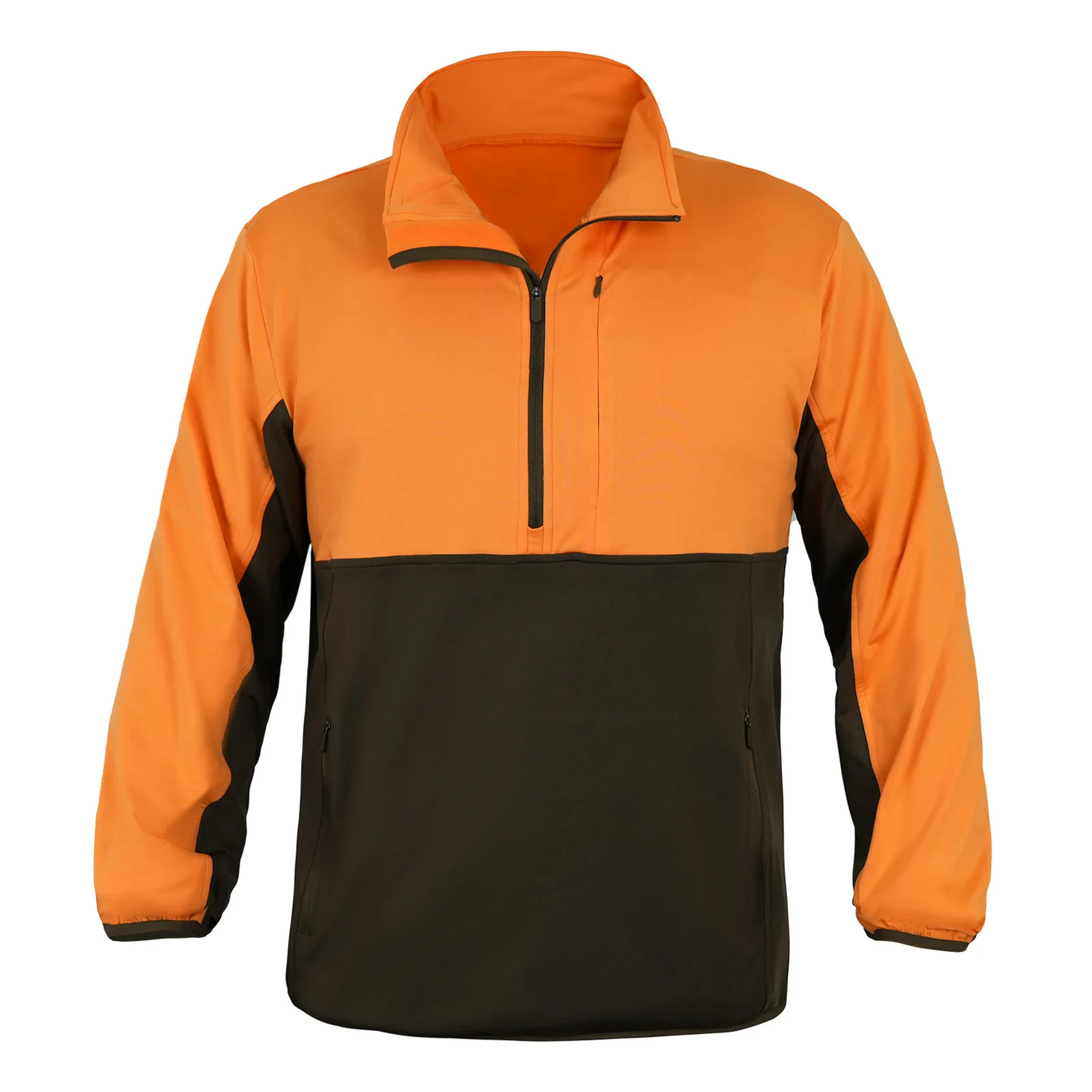 Hot  hunting camouflage long sleeve zipper half cardigan tree stand collar long sleeve hoodie mountaineering clothes