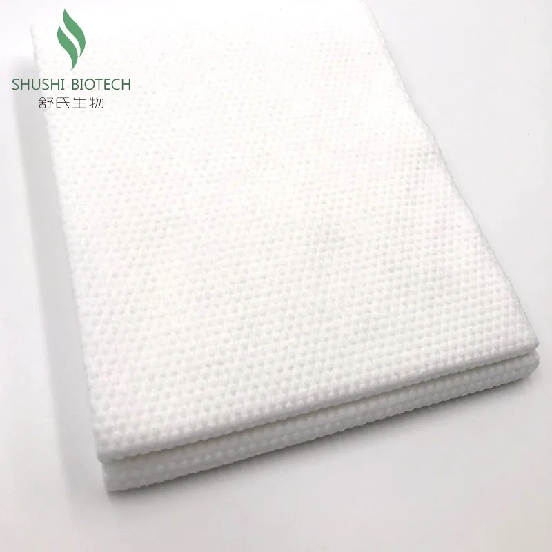 Soft skin-friendly breathable disposable white cotton sports bath towel fabric