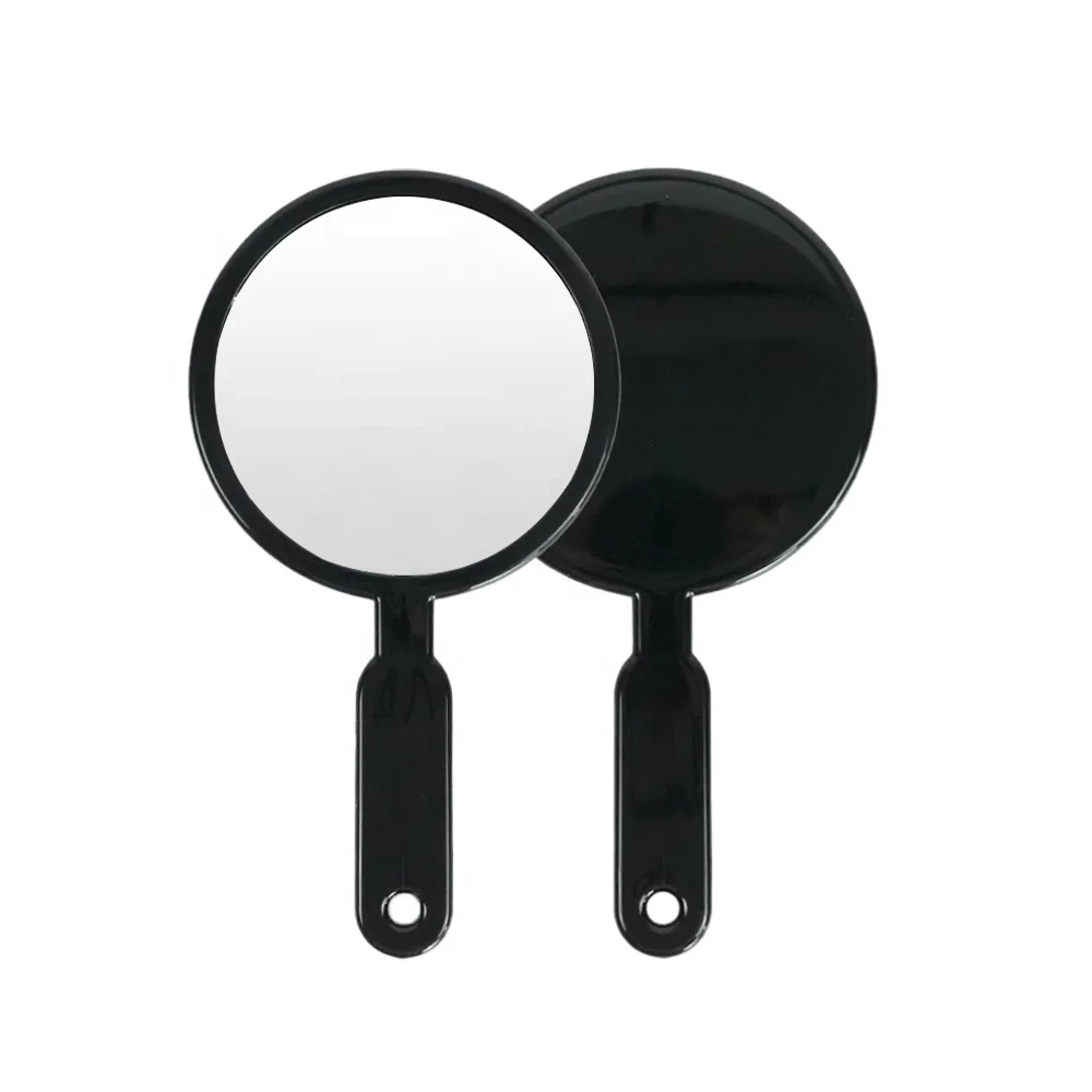 Foryoudecor Wholesale Reusable Round PS Black White  Optional  Handy Makeup Mirror for Fancy Vanity  Mirror