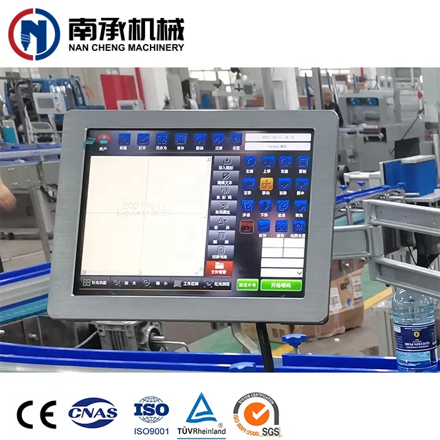 20/30W Fast Speed Expiry Date Batch Coding Machine Fiber Co2 Online Flying Laser Jet Printer For Glass Plastic Bottle