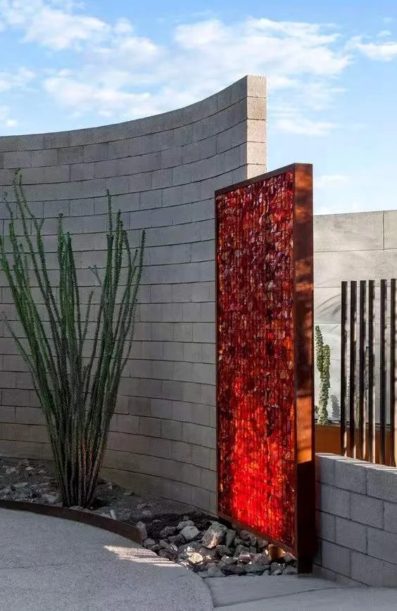 Лидер продаж шлаковые стеклянные камни для стен габионного