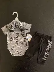 wholesale Apparel Children Clothing 3pcs Set Outfits Kids Clothes Toddler shirt  pant and shoes Suit