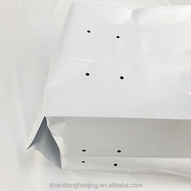 7 gallon white and black UV Stabilized poly planter grow bags