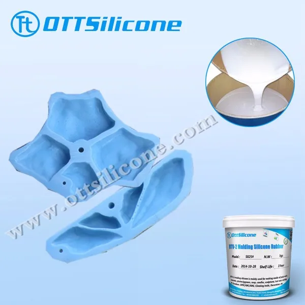 High Resistance Climbing Holds Making Liquid Silicone For PU Polyurethane Molds Design