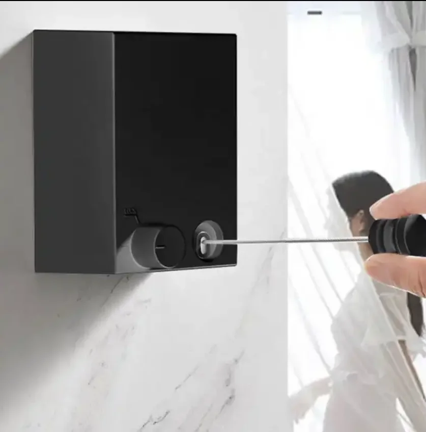 Oyeah Clothesline Dryer Indoor Outdoor Clothes Rack Stainless Steel Telescopic Clothesline - Bu