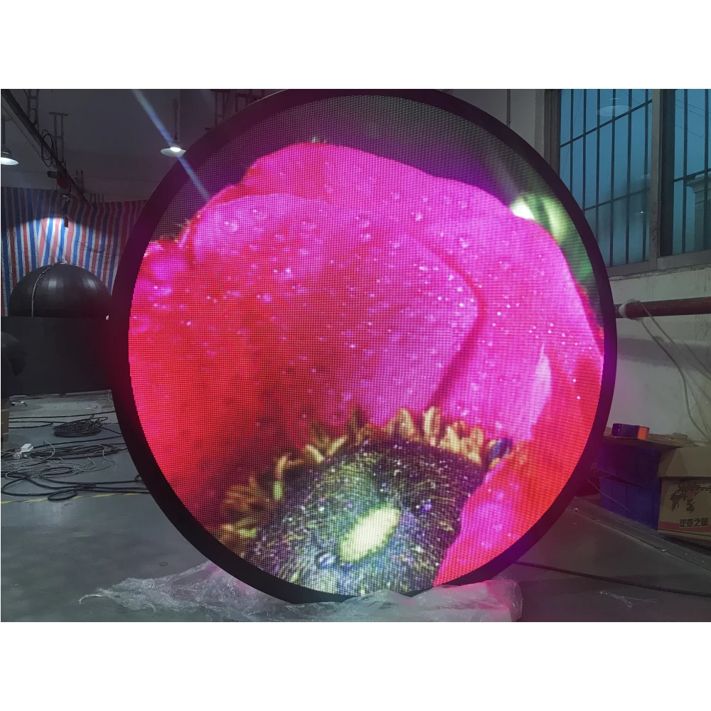 Dubai USA Hot Sale LED Round Screen P1.875 P2 P2.5 P3 P4 P5 Stage Background Creative Design LED Circle Display Video Wall