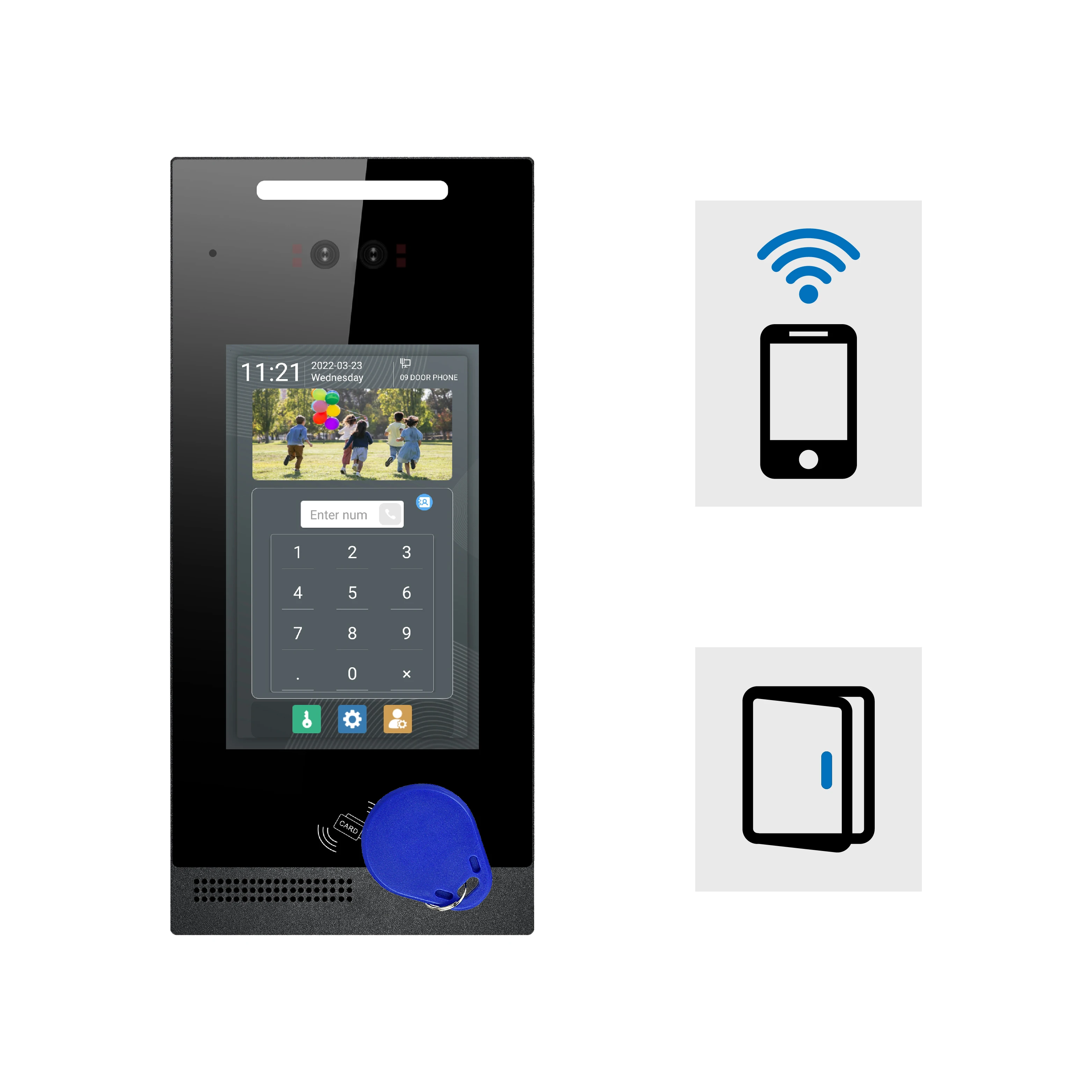 Video intercom poe switch video doorbell video door phone