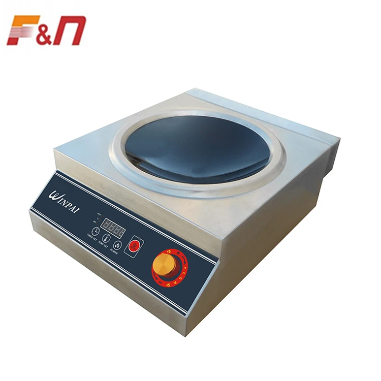 High quality heavy load 3500watt stainless steel commercial induction hob