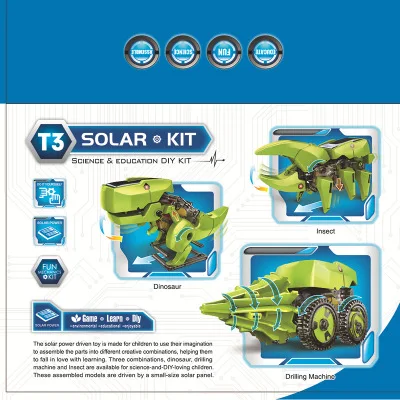 
Solar toy DIY model dinosaur robotics kit 
