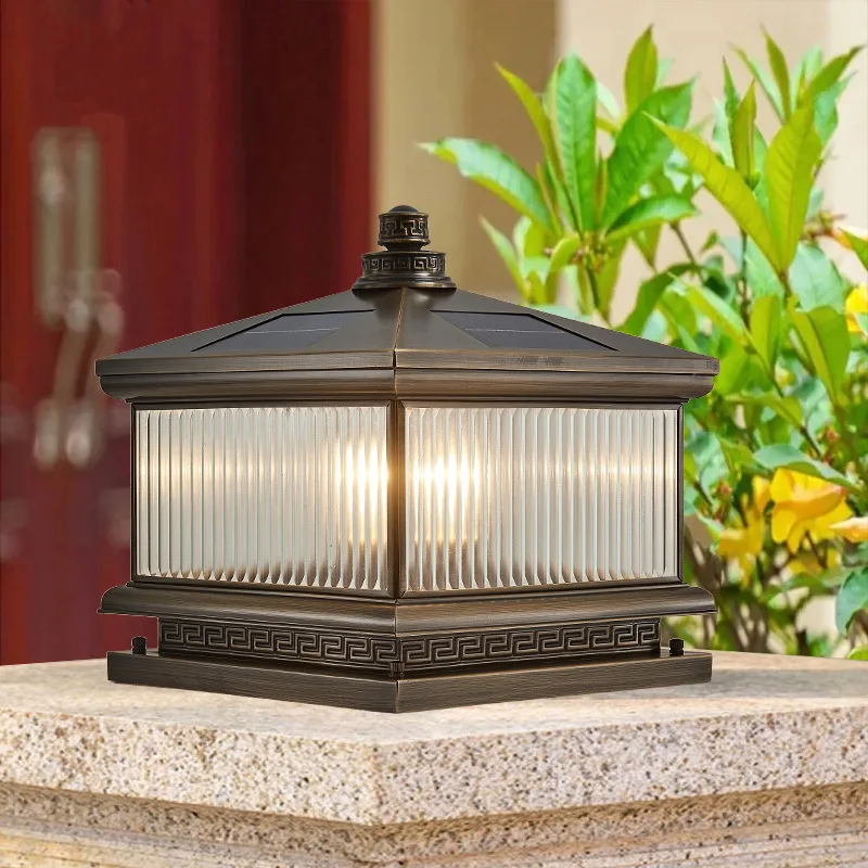 Алюминиевая светодиодная Водонепроницаемая лампа на солнечной батарее