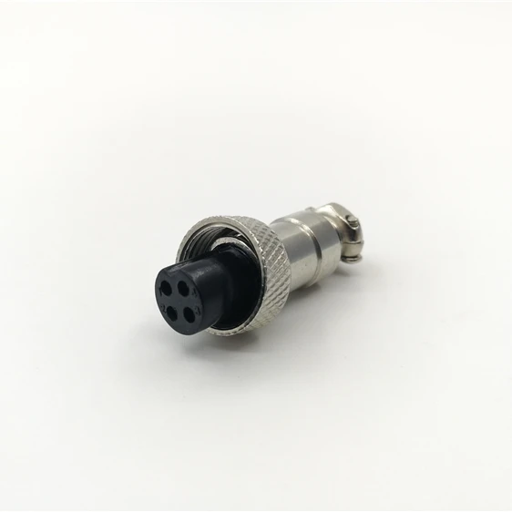 GX12 4pin female Aviation plug connector