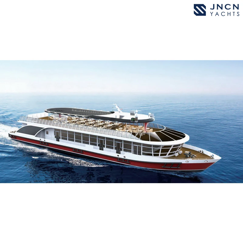 JNCN 161ft large China Luxury lead alloy high speed catamaran passenger boats