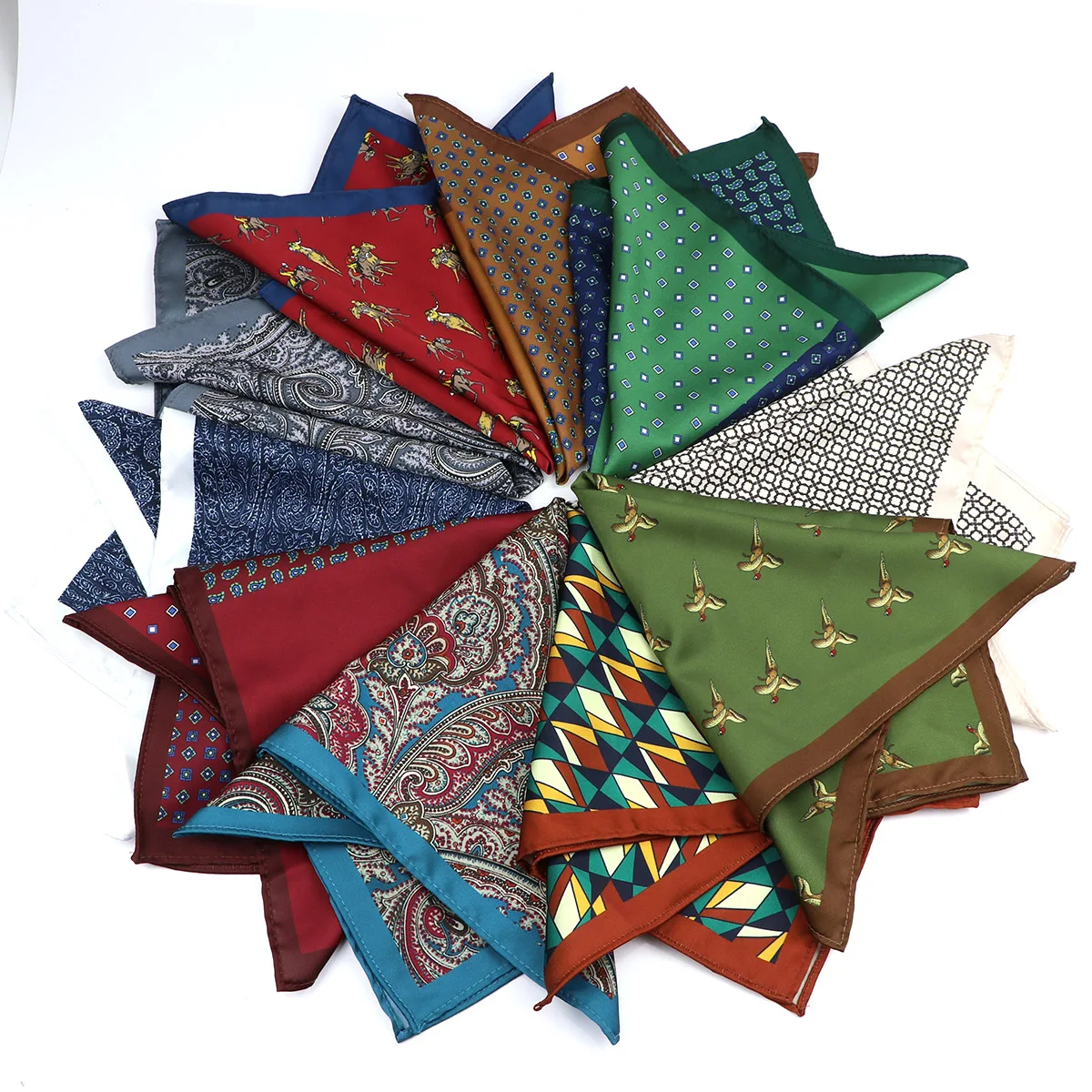 Linbaiway 33*33 см мужской носовой платок для костюма официальное платье Карманный квадратный из полиэстера винтажный Свадебный